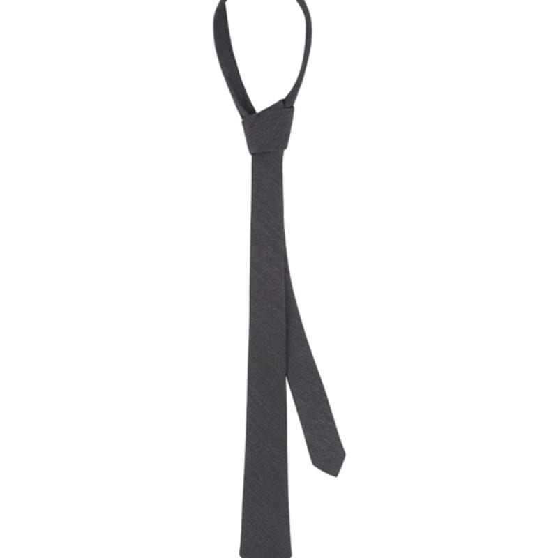 13MONTH Classic Slim Necktie (CHARCOAL)