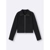 Gu By Uniqlo Rib Double Zip Cardigan