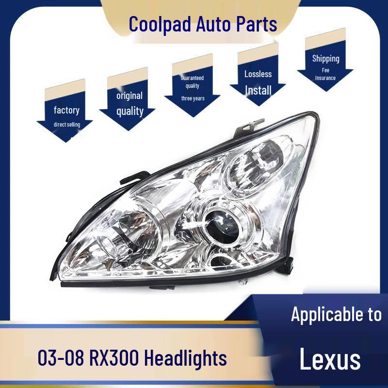 Compatible Headlights for RX300, RX330, RX350 (Model Years 2003-2008)