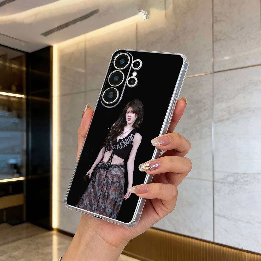 Chinese actress-Zhao Lusi Phone Case For Samsung S25,S24,S21,S22,S23,S30,Ultra,S20,Plus,Fe,Lite Transparent Cover