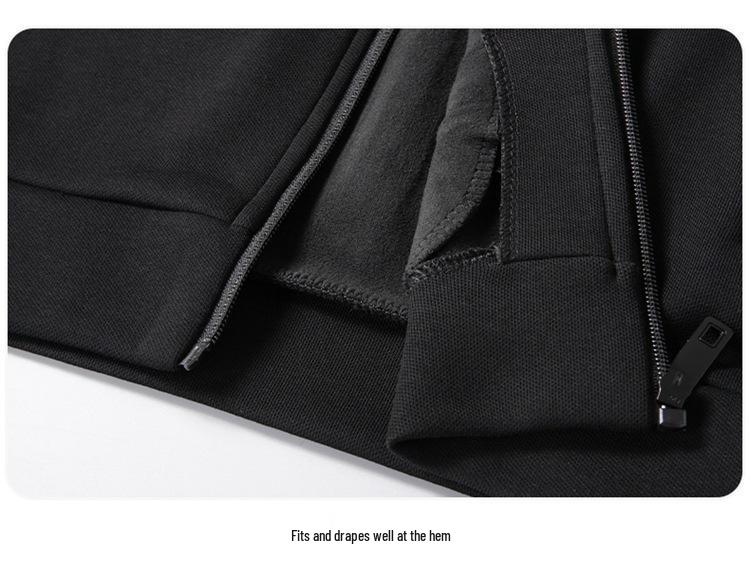 Men's Plus Size Winter Knit Fleece Jacket with Stand Collar, 2026