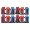12PCS Magnetic Screw Rings ABS Plastic Magnet Suction Bit Holders for Hex Screwdriver Bits Red Yello