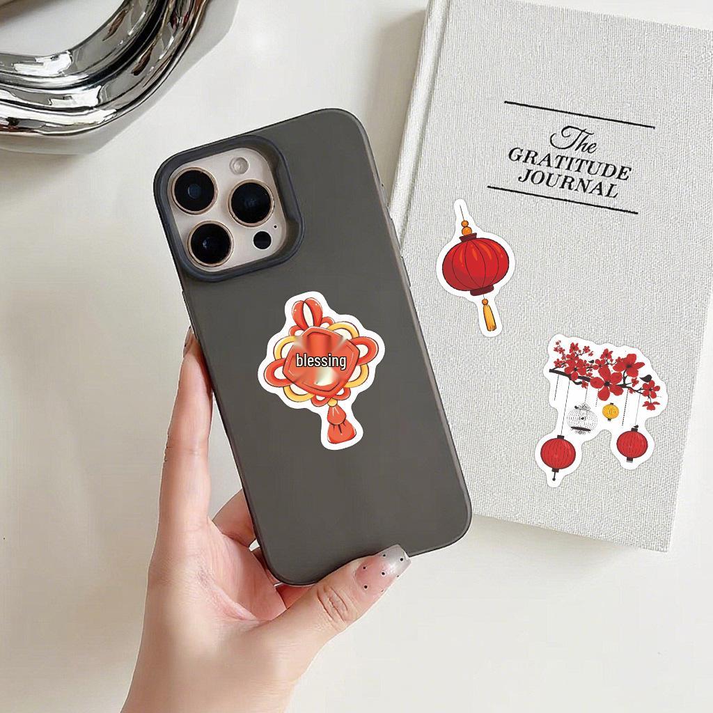 85 Festive New Year Fortune Stickers for Spring Festival & Chinese Decorative Trends