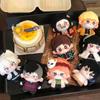 Demon Slayer Model Anime Plush Doll Fans Present Q Version Toy Gifts Kamado Nezuko Keyrings Cartoon Character Keychains Bag Charms