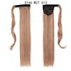 Long Straight Ponytail Synthetic Hair Fiber Heat Resistant Straight Hair With Ponytail Hair Extended Black Brown Headwea