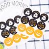 30 Blatt festliche Weihnachts-Emoticon-Aufkleber (270 Stück) - Fröhliche Siegel & Dekorationen für Briefumschläge, Schachteln und Partybereiche