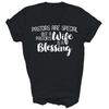 Bênção Esposa de Pastor Camiseta Fofa Unissex Presente
