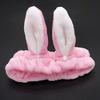 Lovely Women Girls Rabbit Ears Hair Band Shower Facial Cleaning Makeup Headband