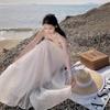 Chiffon Mesh Slim Waist Suspender Long Skirt - 2024 Style Women's Fashion