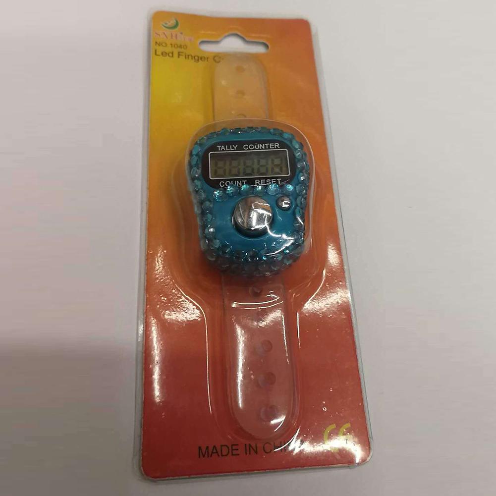 Sticka Counter Lcd Elektronisk Digital Stickning Virkad Stygn Markör Rad Fingerräknare För sömnad Stickning