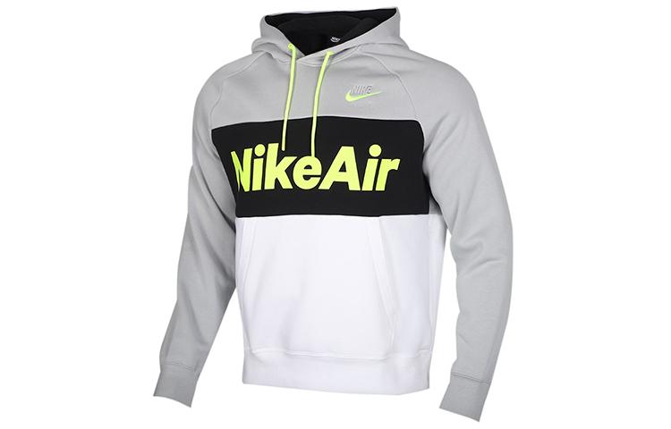 

Nike Sweatshirts Men s Light Smoke Gray Hooded Moderate Regular CJ4825-077 M