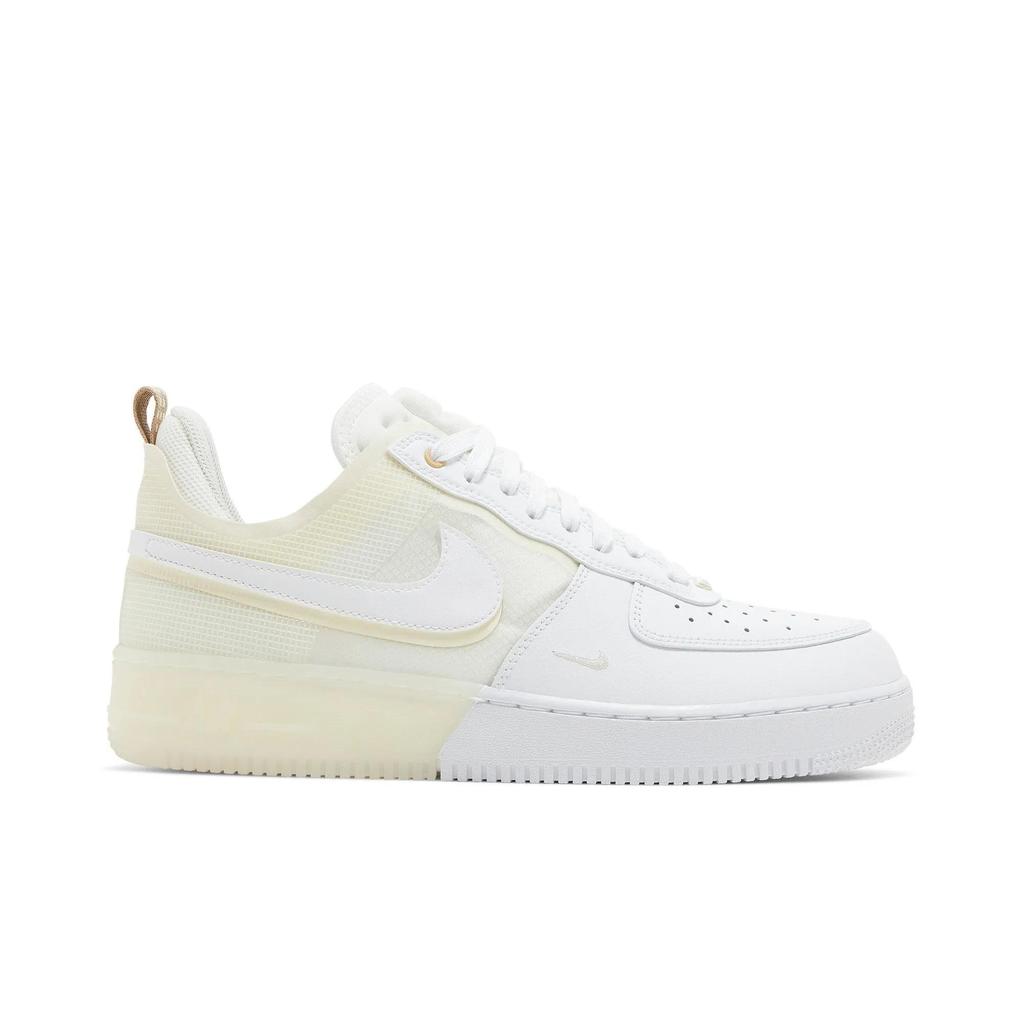 Nike Air Force 1 React 'Kokosové mléko' (Unisex) Bílá / Kokosové mléko / Světlá železná ruda / Bílé skate boty DH7615 100