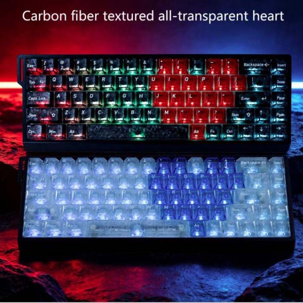 Set di Tasti Trasparente Ghiaccio Profilo Cherry Tasti PC Tastiera Meccanica