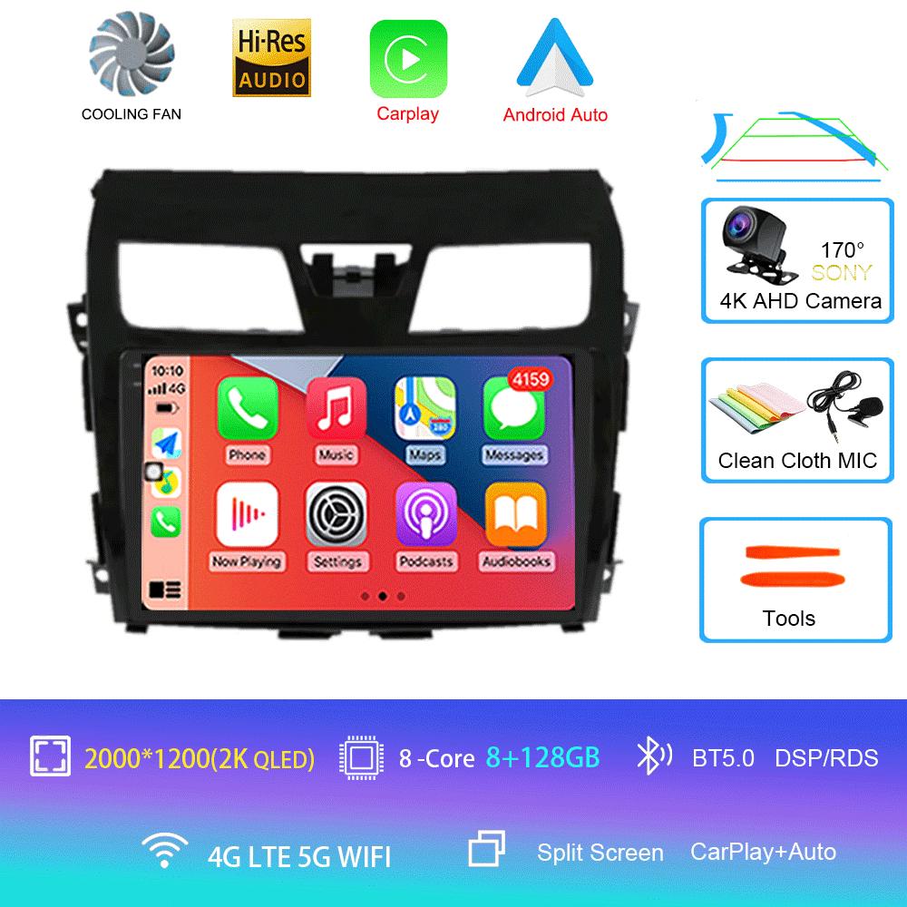 Car Radio Android 14 Carplay For Nissan Teana Altima 2013 2014 2015 GPS Multimedia Video Player DSP Stereo 360 Camera Head Unit