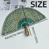 Bohemian Decorative Handmade Fan Vintage Hand Braided Fan Vintage Hand-woven Straw Fan  Home Decor