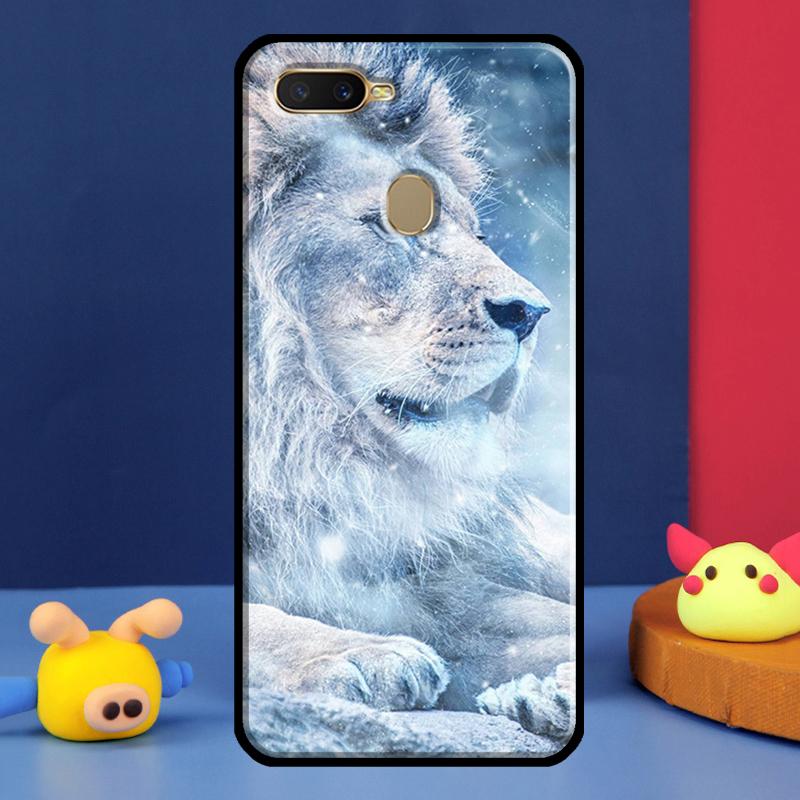 Lion Art For Oppo A54 A57 S A78 A58 A98 A5 A9 A91 A15 A16 A17 A52 A72 A76 A96 A74 A94 A77 Phone Case