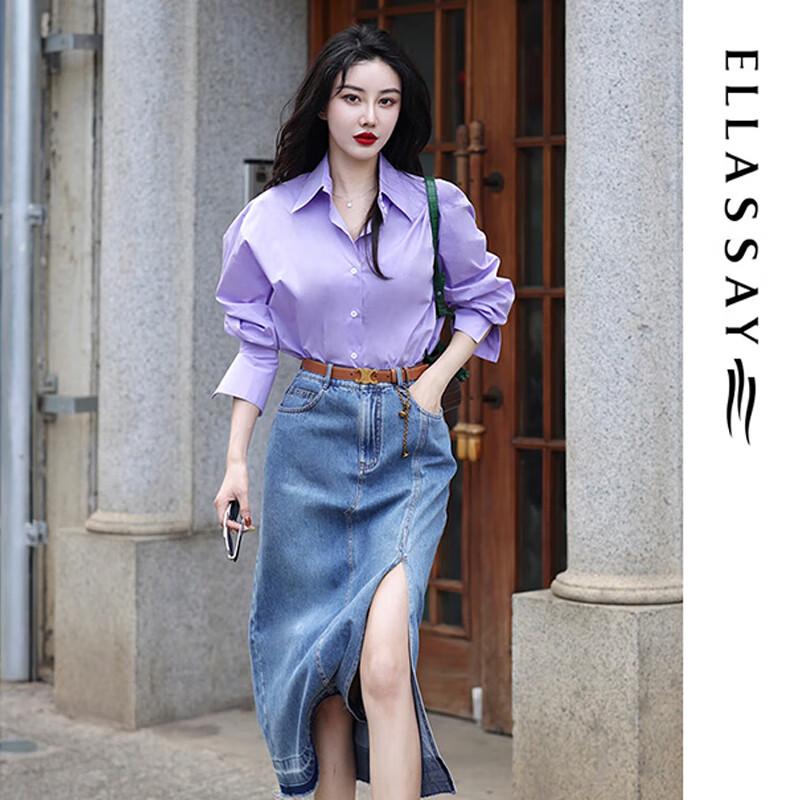 ELLASSAY Women's Crisp Cotton Feel Shirt EWB343C00600