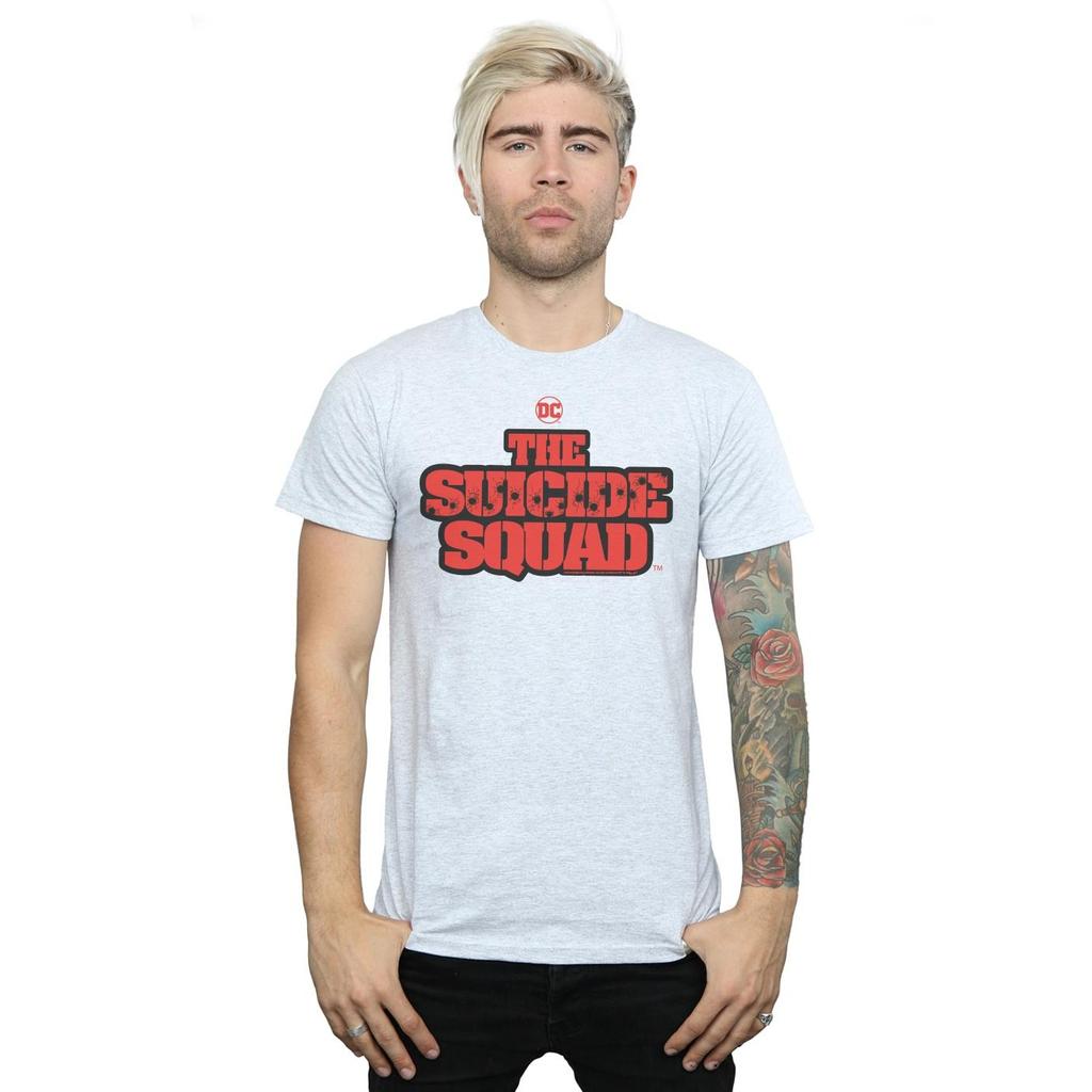 DC Comics Mens The Suicide Squad Movie Logo T-Shirt