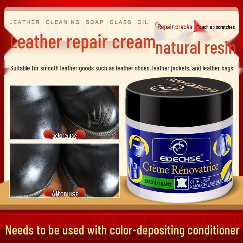 Echtes Leder Sofa & Autositz Reparaturcreme - Stellt Risse, Kratzer, Abblättern & Abnutzung wieder her