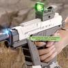Electric Space Water Gun Uzi Hand Integrated Three Function Scorpion Light Kids Toys Young Boys Splashing Water Play Game Outdoor Present