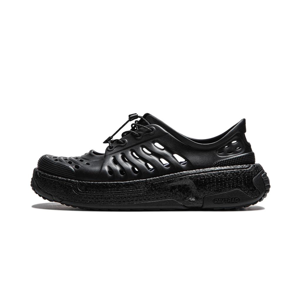 Li Ning Pangu Trek Fashion Trend Comfortable Versatile Water Shoes Unisex Shoes Black AZSV025-3