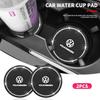 B6 VW For Volkswagen 1/2Pcs Diamond Rubber Non-slip Mat Water Cup Slot Pad Car Coaster For Volkswagen VW GTI Golf Polo Tiguan Pa