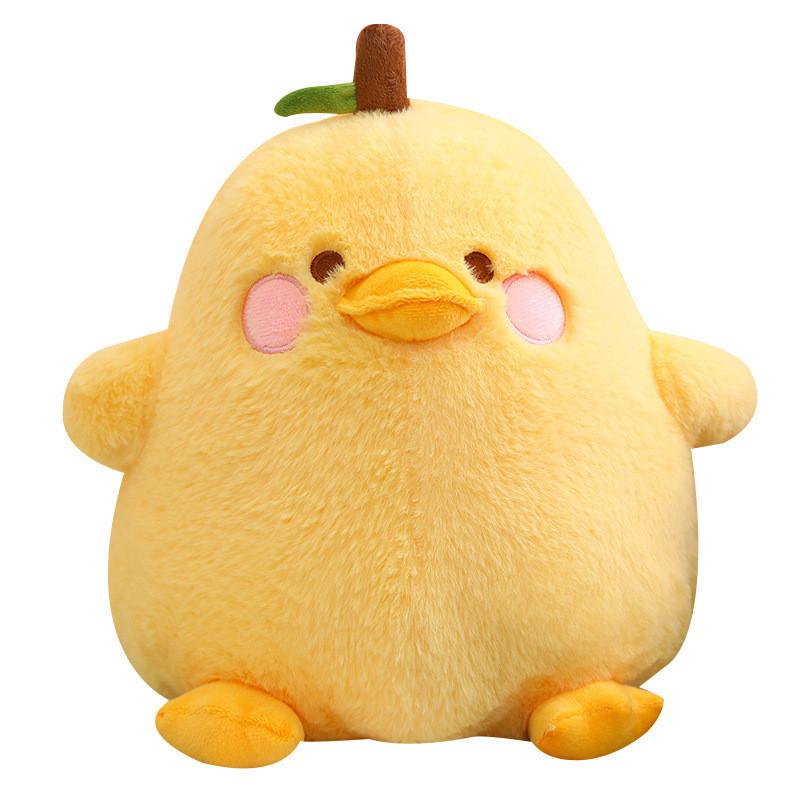 Duck Cartoon Plush Pear Toy Girl Bed Sleeping Room Pillow Doll Gift Children