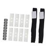 Pool Cover Reel Strap,   Length Solar Blanket Roller Attachment Kit with 8 Buckles and Straps, for Swimming Pool Cover