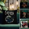Band G-Gojira Cushion Cover Natural Linen Pillow Case Double-Sided Print Decorative Sofa Pillowcase Home Decor Gift