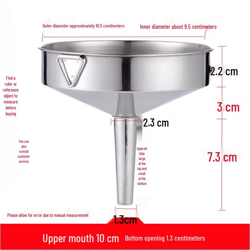 Jingyuheng Stainless Steel Funnel Set