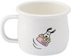 Toyo Horo PEANUTS Enamel W12 x x Mug, White, Size Approx. D9.5 H7.5, SNJ-2312