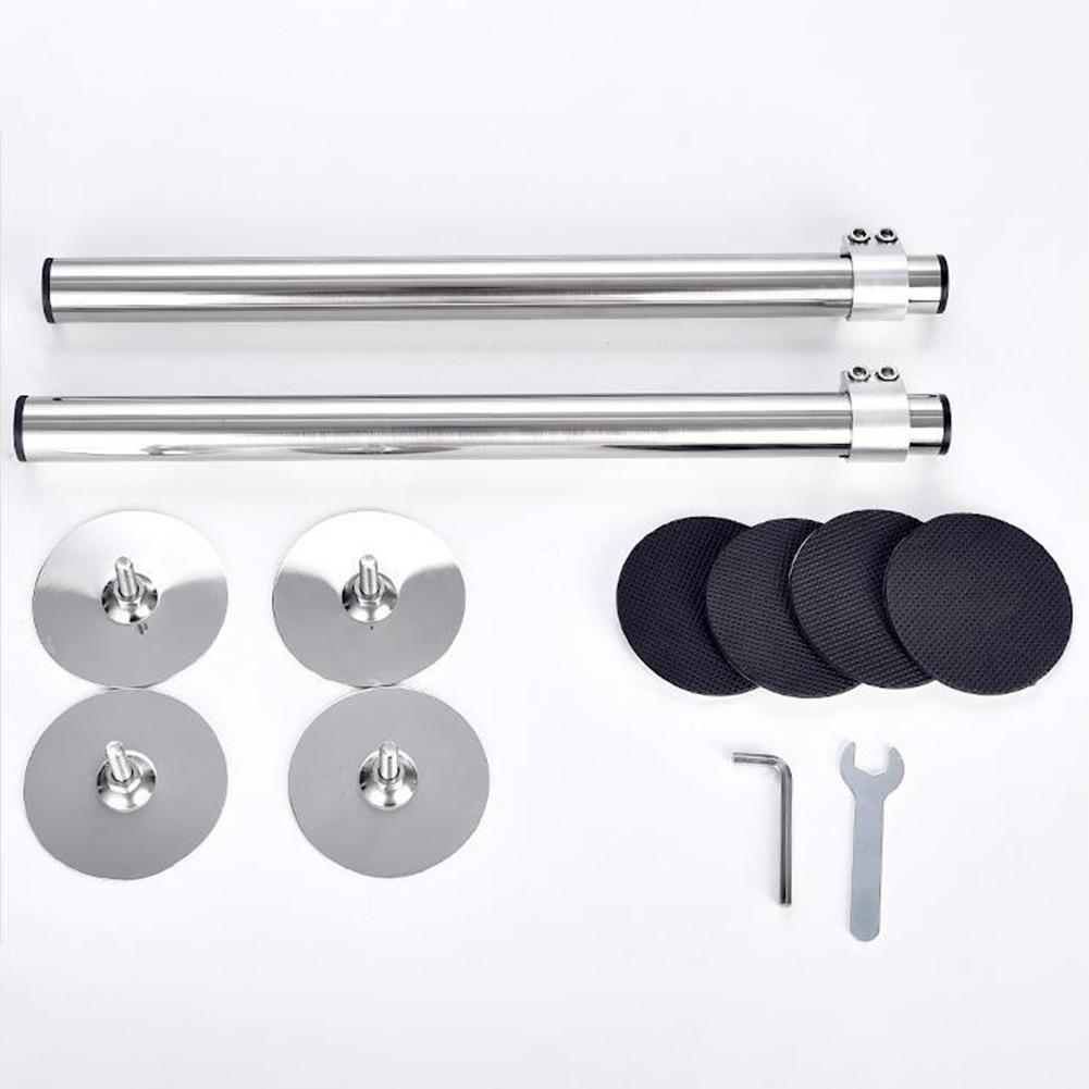 Undermount Sink Support System 2Pcs Adjustable Stainless Steel Brackets Perfect for Kitchen and Bathroom Applications