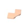 Mini Particle Building Blocks Compatible with 27263 Domestic Holeless Beveled Assembly Parts