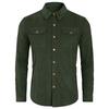 Men's Spring And Three-dimensional Patch Pocket Jacket Button Print Jacket Men