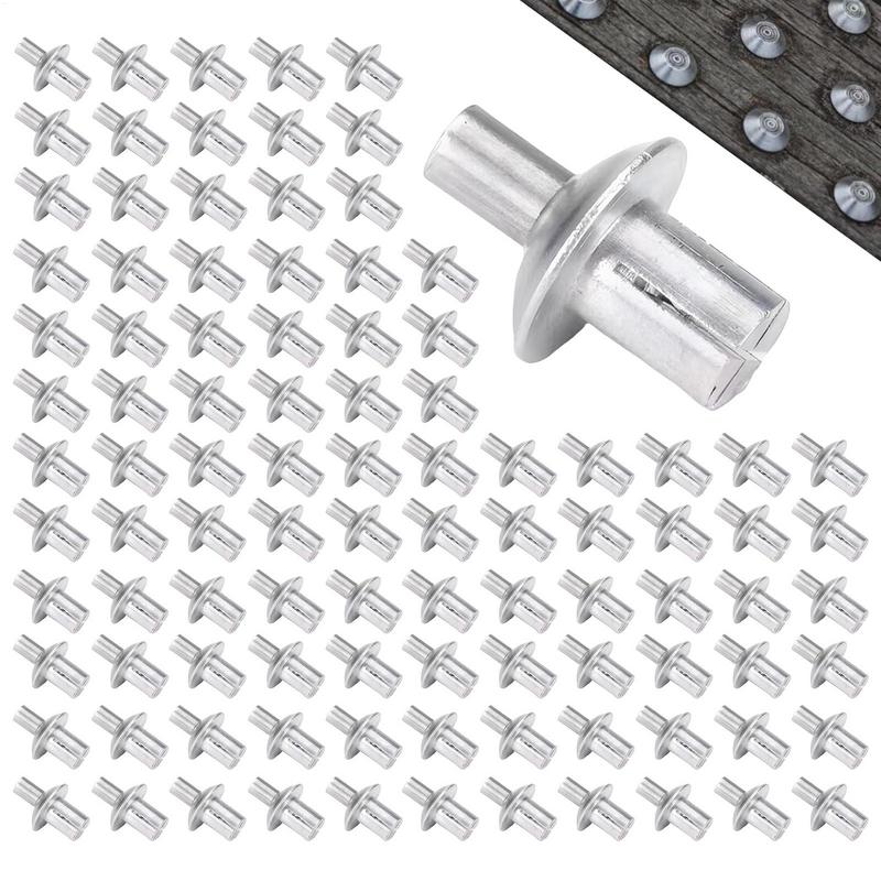 Aluminum Blind Rivet Knock Type Expansion Aluminum Rivets Half Round Head Aluminum Core Rivets Round Dome Open Head Blinds