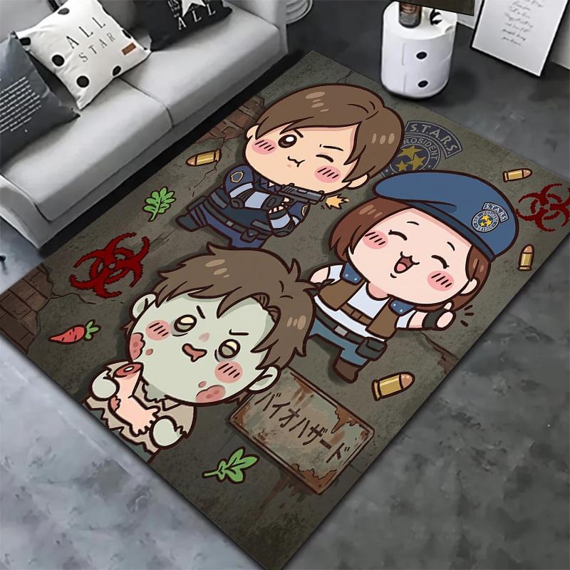 Resident Evil Carpet Rug For Living Room Bedroom Home Sofa Decoration Kids Play Nonslip Floor Mat