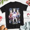 Hip Hop Oguri Cap Uma Musume T Shirt Unisex Round Neck Short Sleeve Tops Shirts Cotton Summer Clothing