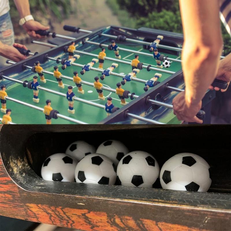 Pack of 6 Replacement Table Footballs 23mm Resin Foosball Balls for Foosball Game Accessories Quality and Light Weight