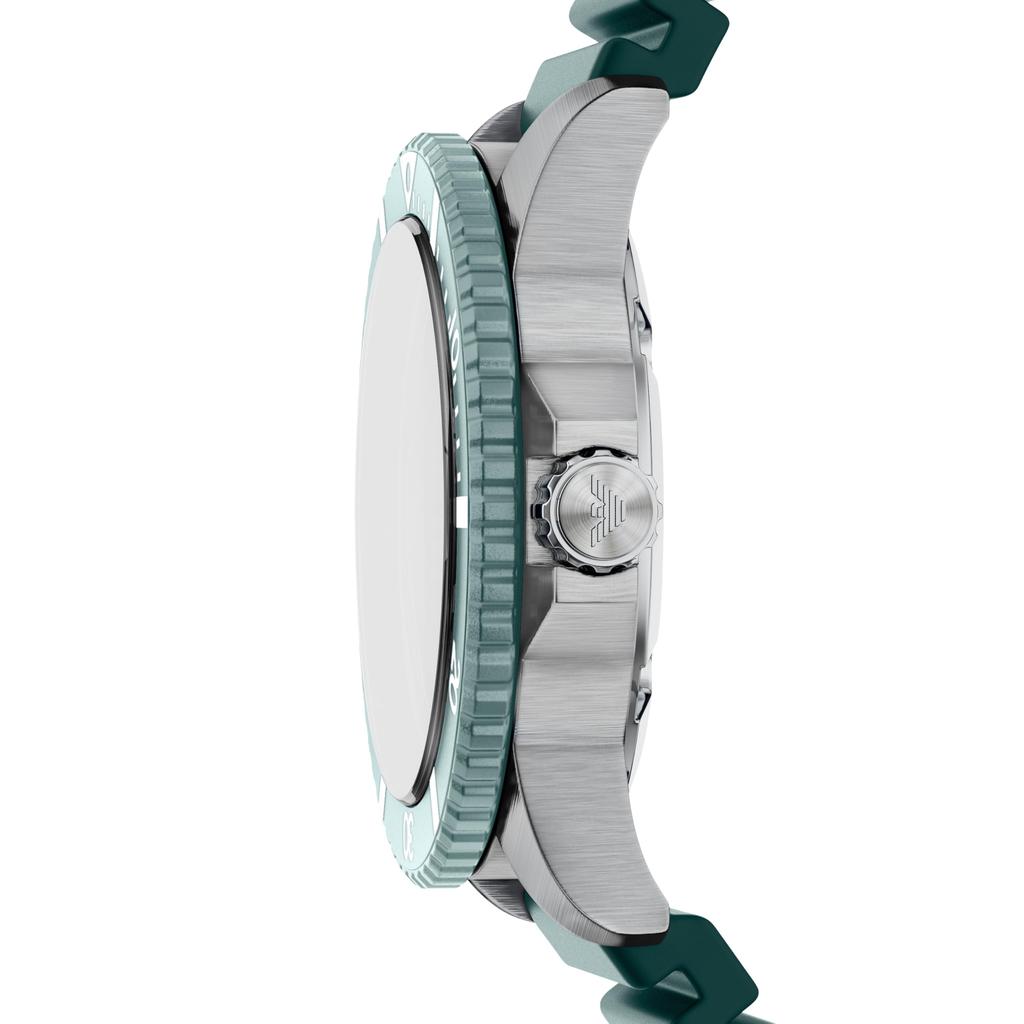 Emporio Armani Analog Silicone Watch AR11786 Men's