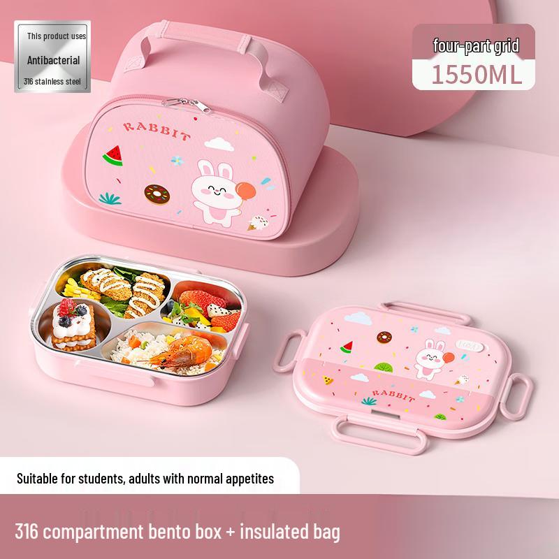 Kids 316 Stainless Steel Insulated Lunch Box
