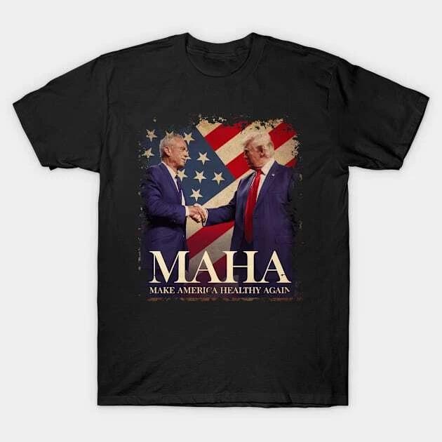 Trump Kennedy MAHA Make America Healthy Again 2024 Made in Australia T-Shirt M