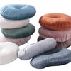 Nordic Candy Color Round Quilted Pumpkin Pillow Lumbar Pillow Floor Cushion Sofa Bay Window Pillow Cushion