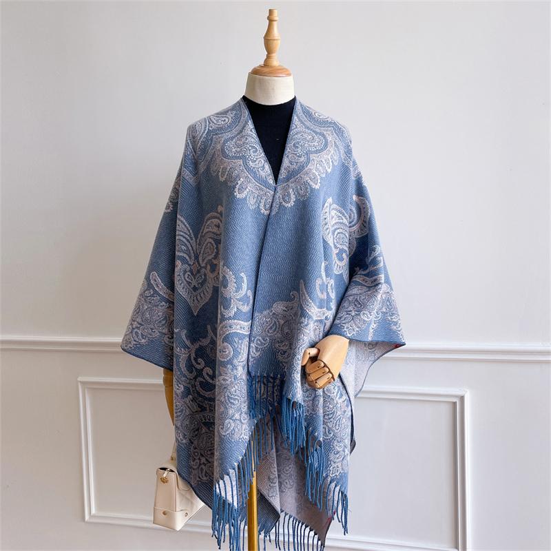 Luxury Brand Autumn Cashmere Pashmina Shawl Scarf for Women Wrap Warm Winter Scarves Blanket Print Female Foulard Poncho Stole