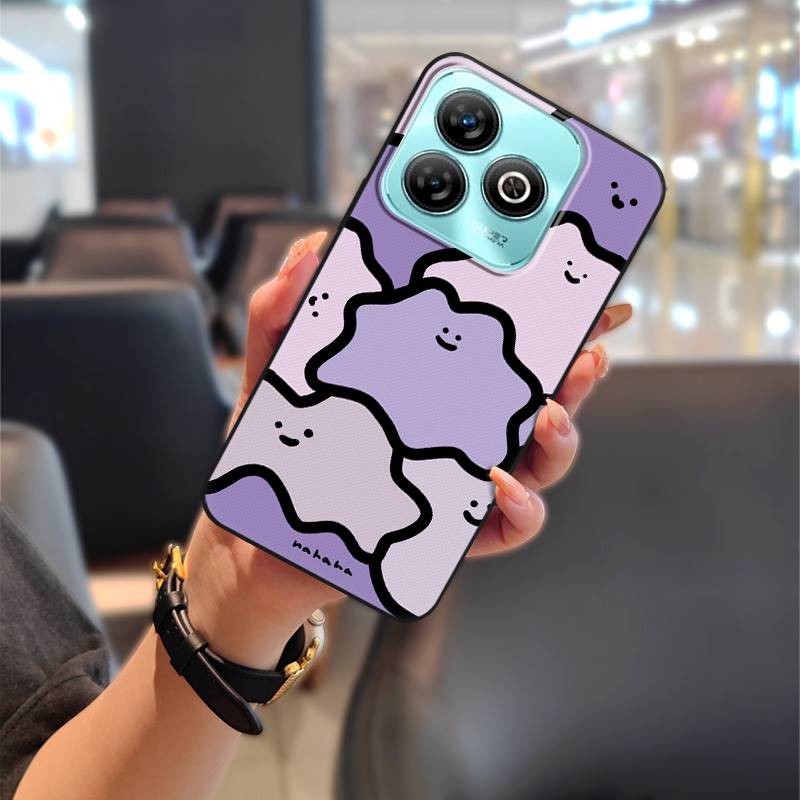 Shockproof Protective Phone Case For ZTE Blade A75 4G/Z2359 Full wrap Anti-dust Back Cover Cute TPU Fashion Design