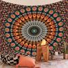VIKAMA Mandala Floral Tapestry Wall Hanging Bohemian Hippie Wall Art Tapestry Bohemian Interior Wall Decor