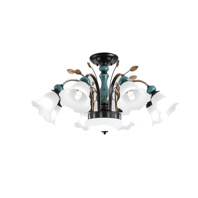 Living Room Light Light Luxury Ceramic Chandelier Modern Minimalist Ceiling Light Bedroom Restaurant Net Red Lighting