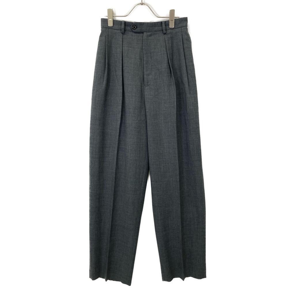 SOV. Gray Wool Wide Pants Bottoms 38 grayUsed