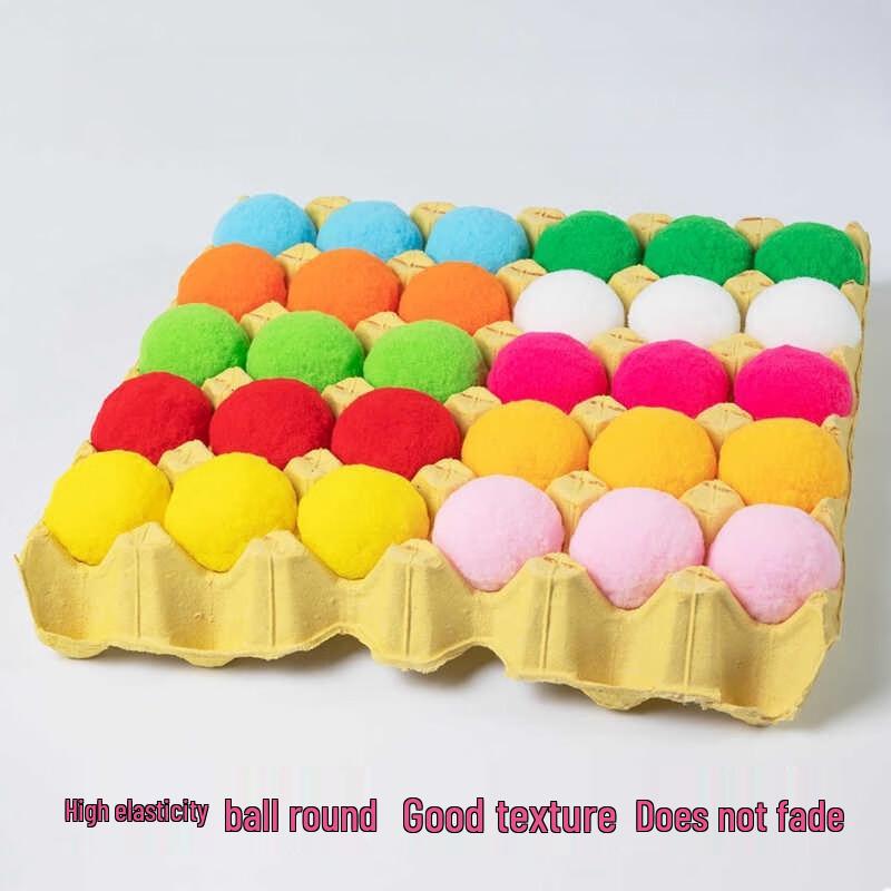 Colorful DIY Plush Pompoms