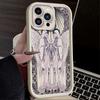 Luxury Punk Black Angel Phone Case For Xiaomi Redmi 9A 9C 10 10C 12 12C K30 K40 K50 Note 10 11 12 13 Pro 5G Cover