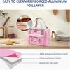 Insulated Lunch Bags for Women, Leakproof Wide Open Lunch Bag Reusable Lunch Cooler Bag, High Capaci
